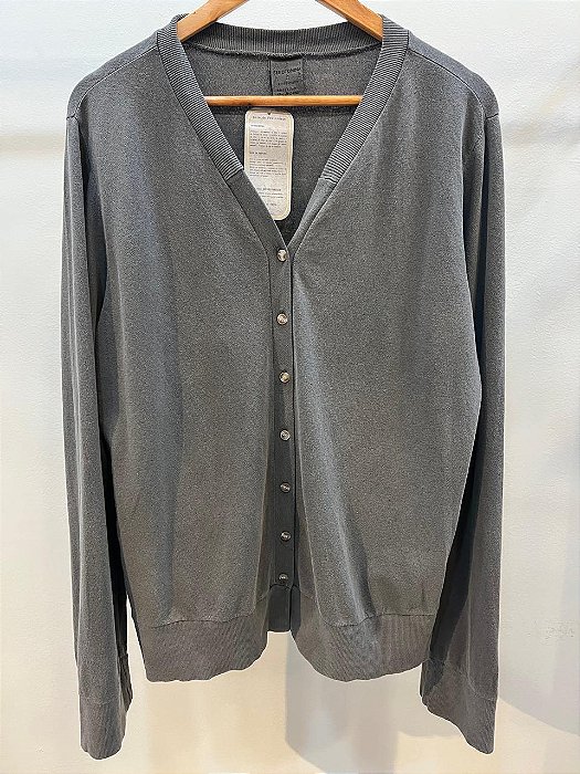 Cardigan Curto Botões Preto Stone