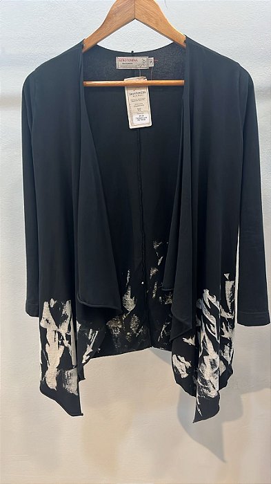 Cardigan Curto Tie Die
