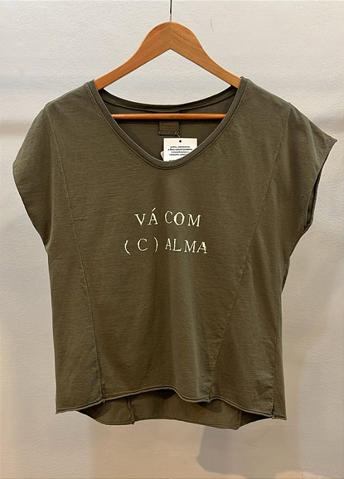 Blusa Feminina Silk Vá com (c) Alma Oliva