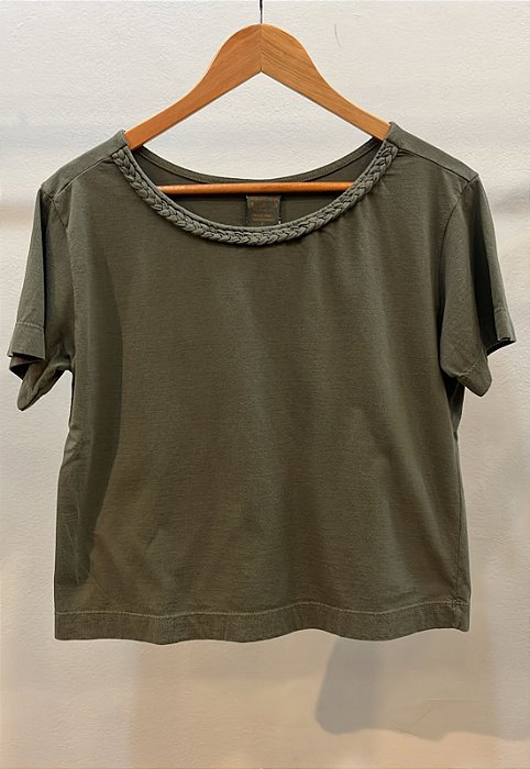 Blusa Trança Oliva