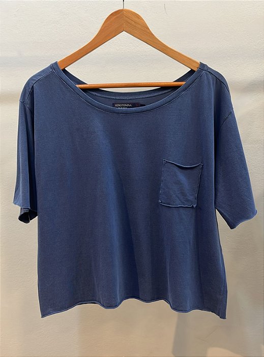 Cropped Milão Azul Stone