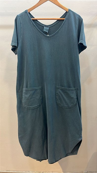 Vestido Serena Verde Petróleo