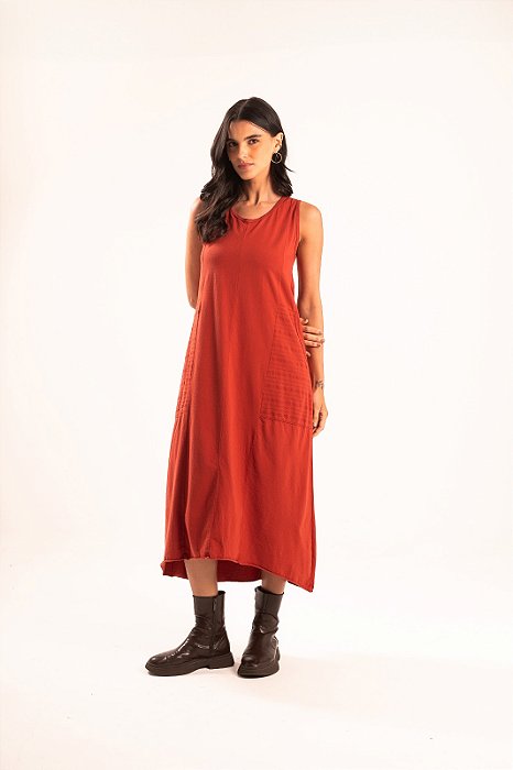 Vestido Ilhéus Telha