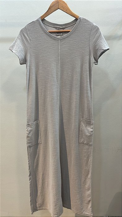 Vestido Midi Clássico Areia