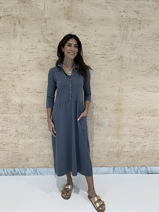 Vestido Guarujá Cinza
