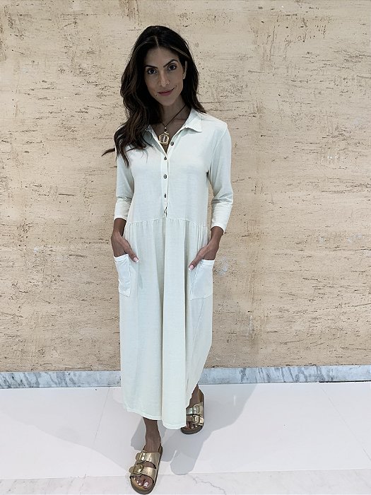Vestido Guarujá Off White