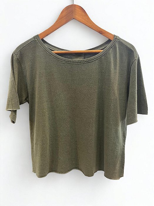 Blusa Capri Crepe Verde