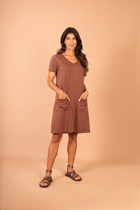 Vestido Provence Marrom