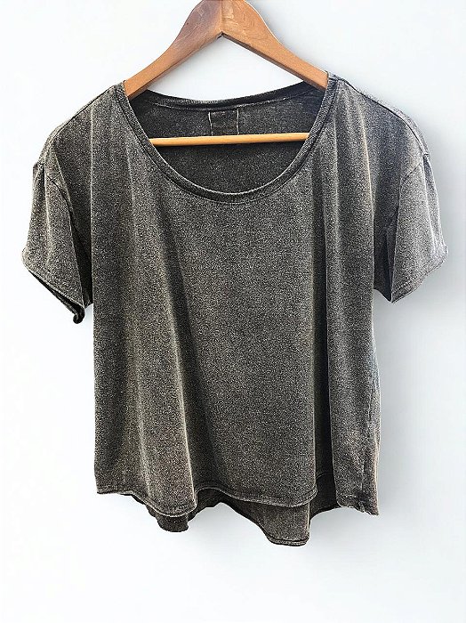 Blusa Londres Preto Marmo