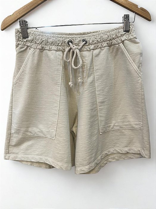 Bermuda Feminina Off White