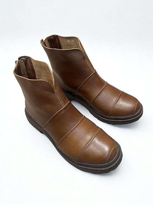 Bota de Couro Atlantic Marrom