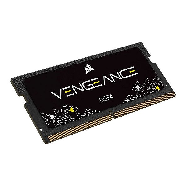 Memoria Notebook Corsair Vengeance, 16GB (1x16GB), DDR4, 2666MHz, C18, Preta, CMSX16GX4M1A2666C18