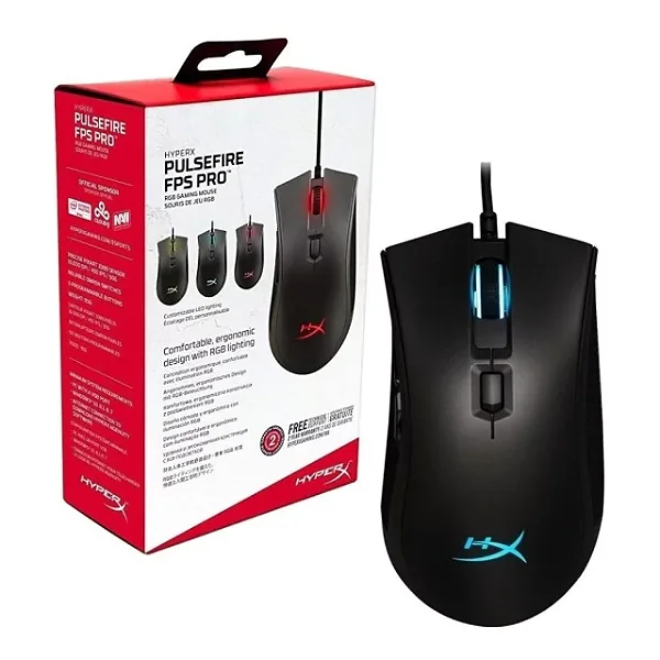 Mouse Gamer Hyperx Pulsefire Fps Pro Rgb 16.000 Dpi Pixart - HX-MC003B