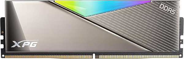 KIT MEMÓRIA 32GB DDR5 (2 X 16GB) 6600MHZ XPG LANCER RGB ROG CERTIFIED, SILVER - AX5U6600C3216G-DCLARROG