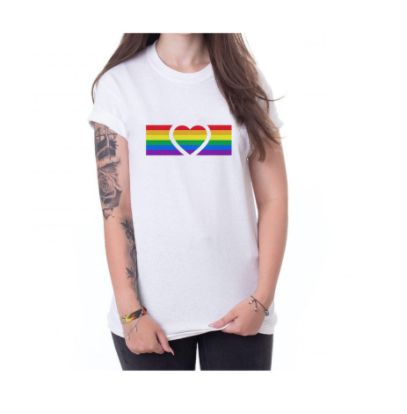 Camiseta CORAÇÃO LGBTQ+