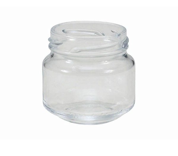 100 UN. POTE DE VIDRO 122 ML COM TAMPA E LACRE