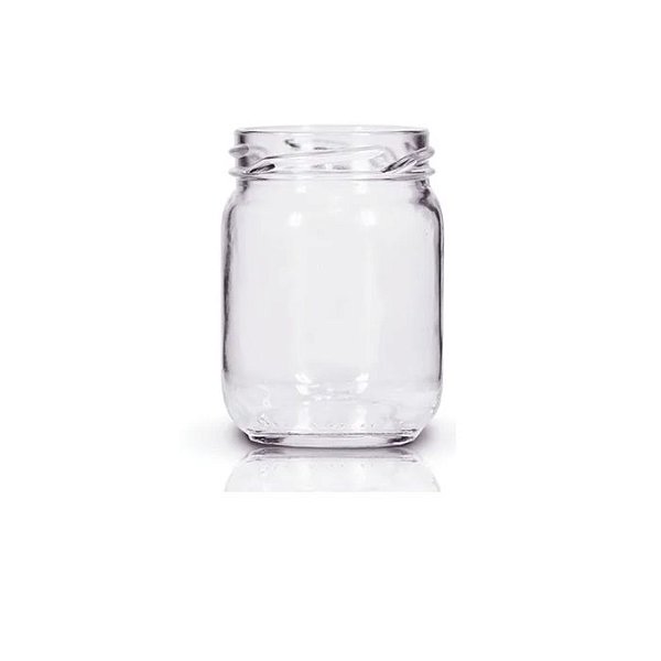 100 UN. POTE DE VIDRO 200 ML COM TAMPA E LACRE