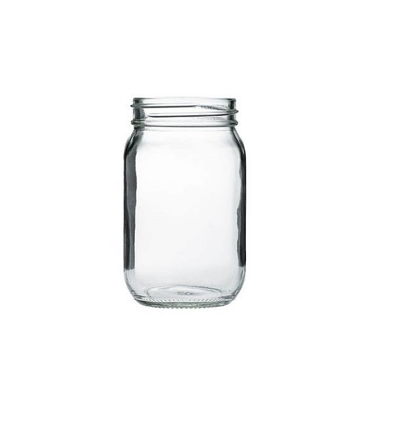 100 UN.  POTE DE VIDRO 268 ML C/ TAMPA E LACRE