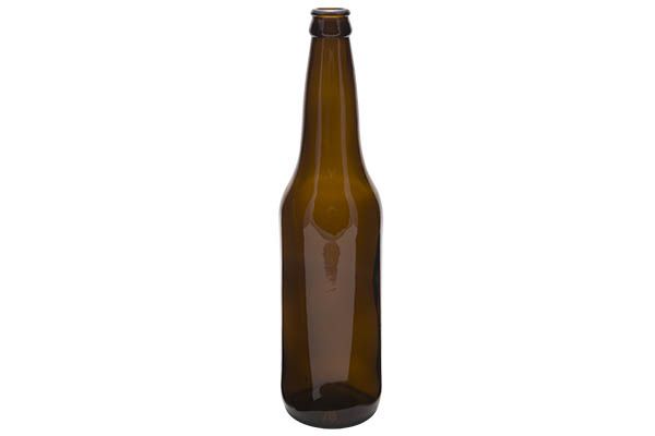 24 UN. GARRAFA DE VIDRO AMBAR 600 ML