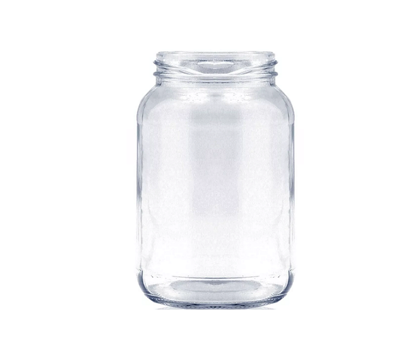 120 UN. POTE DE VIDRO 600 ML COM TAMPA E LACRE
