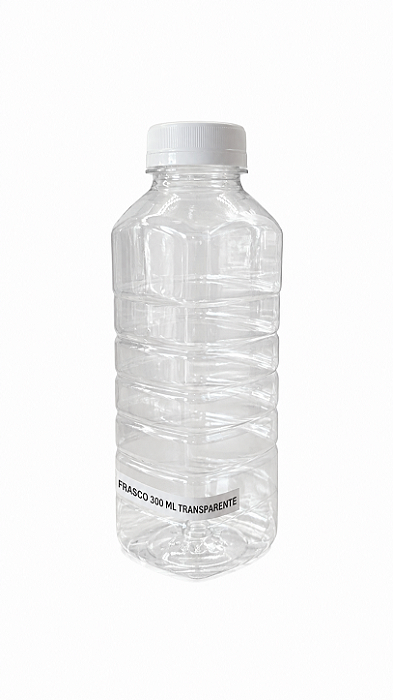 540 UN. FRASCO TRANSPARENTE QUADRADO 500 ML COM TAMPA