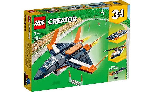 LEGO Creator 3 em 1 - Jato Supersônico