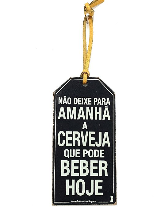 Tag Natal Em Mdf -Feliz Ho Ho Ho - 10,5 X 13 Cm