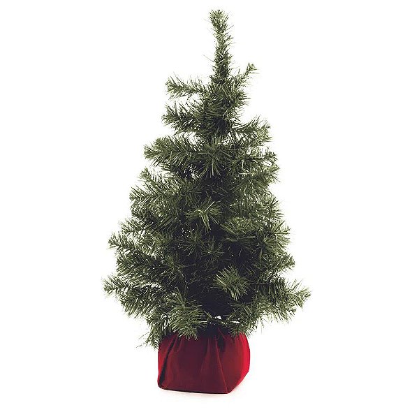 Mini árvore de natal dobrável Juta verde 60 cm