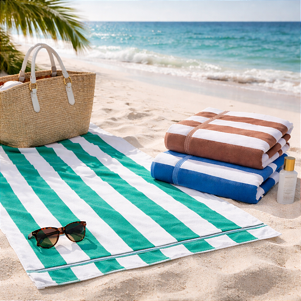 Toalha de Praia Piscina Banhão Resistente Ipanema 450g/m²