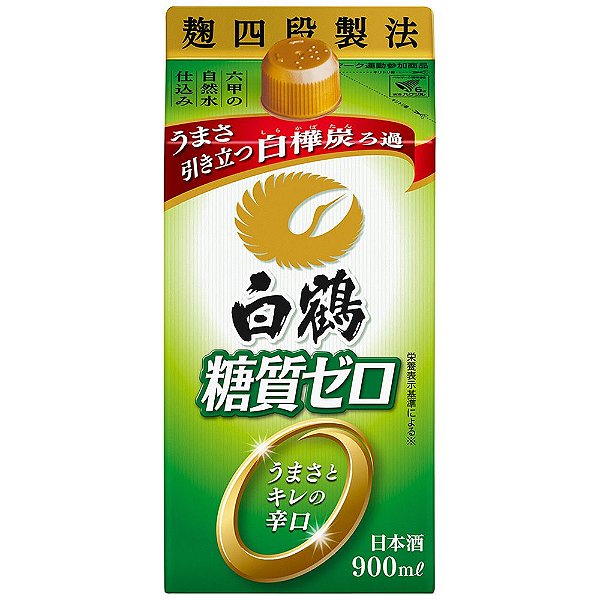 Sake Hakutsuru Futsuushu Zero Açúcar Pack 900ml CI-05