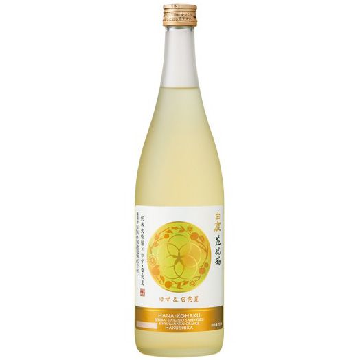 Sake Hakushika Hana-Kohaku Junmai Daiginjo Yuzu & Hyuganatsu 720ml CI-02