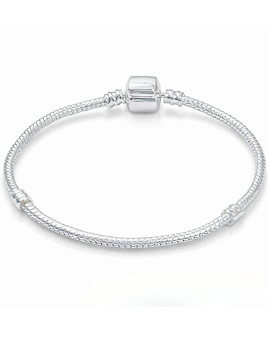 Pulseira Berloque Simples - Folheado a prata