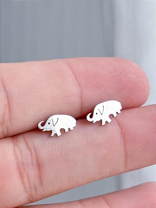 Brinco Elefante - Aço Inox