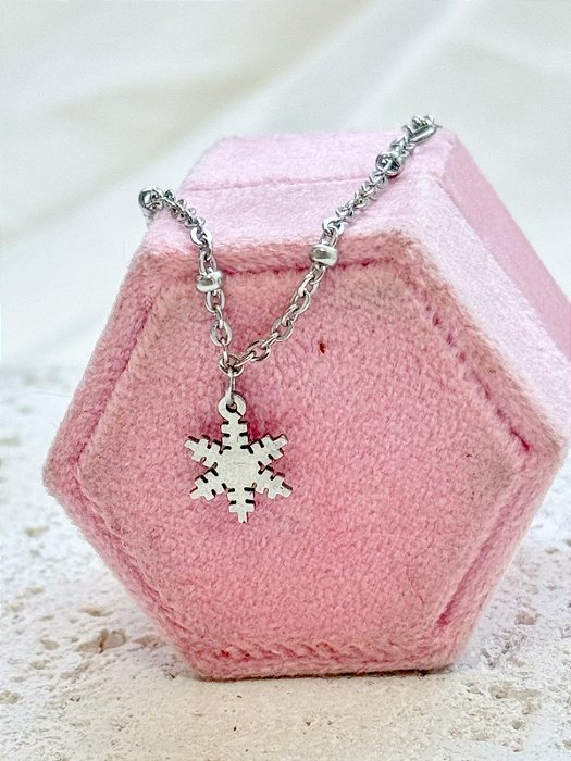 Pulseira Floco de neve - Aço Inox