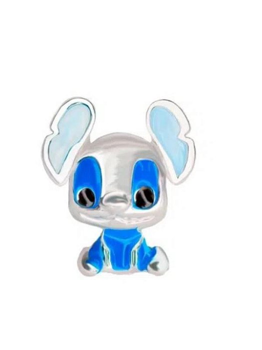 Berloque Stitch - Folheado a prata