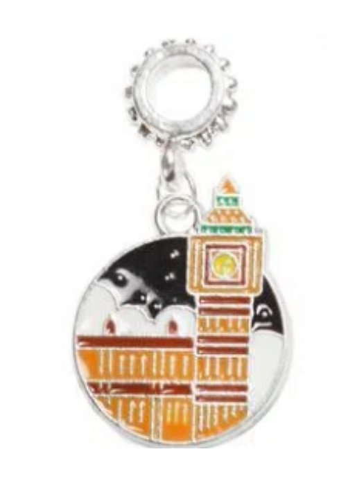 Berloque Big Ben - Folheado a prata
