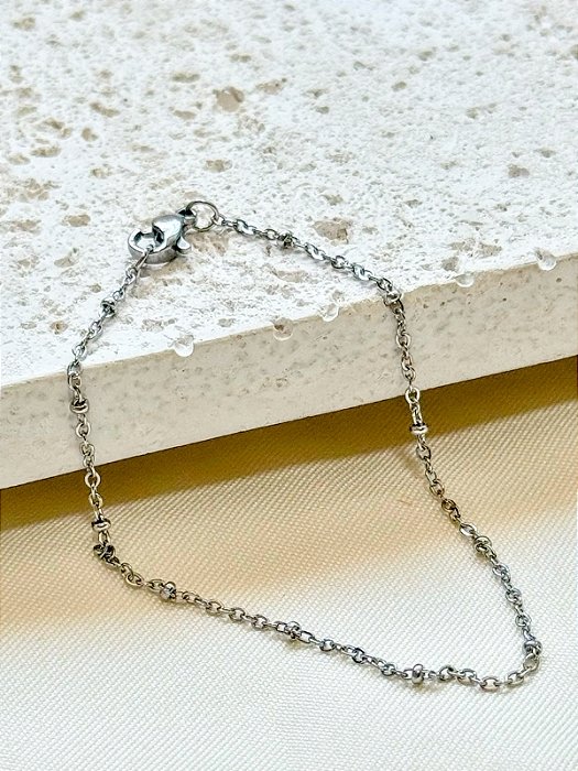 Pulseira mini esferas - Aço Inox