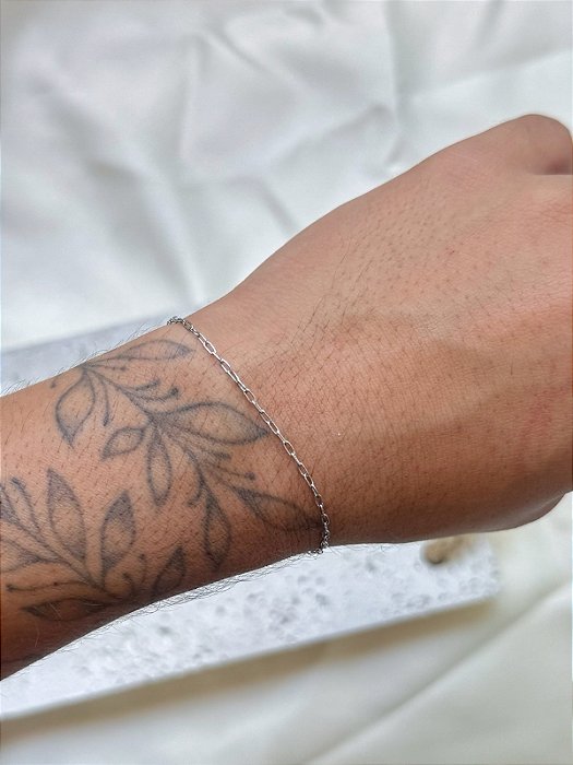 Pulseira elos mini - Aço Inox