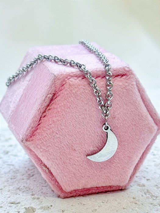 Pulseira Mini Lua - Aço Inox