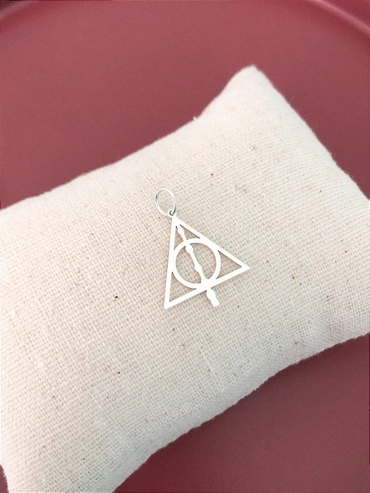 Pingente Relíquias da Morte Harry Potter - Prata 925