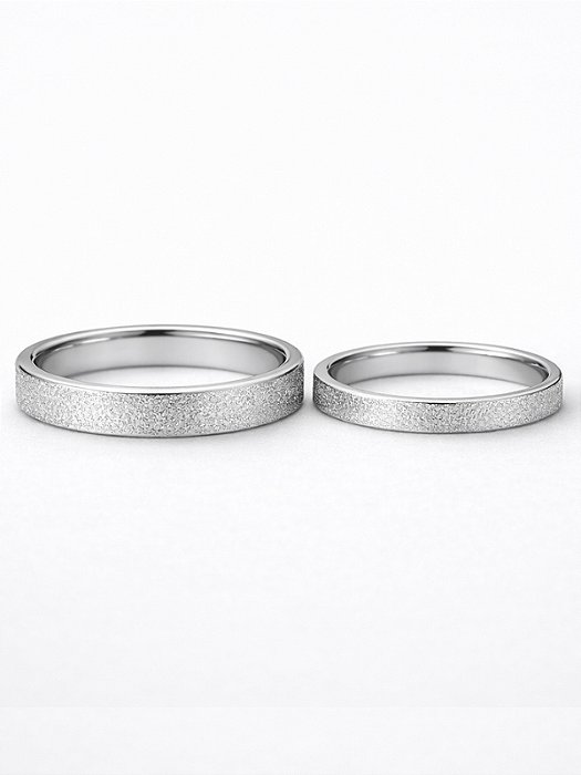 Par de Aliança diamantada 2mm e 3mm - Aço Inox