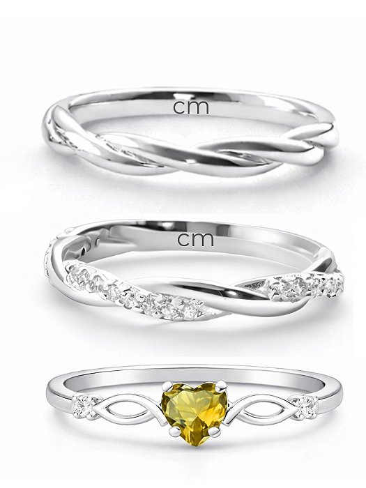 Par de Aliança Mônaco com pedra + Solitário Love Amarelo - Prata 950