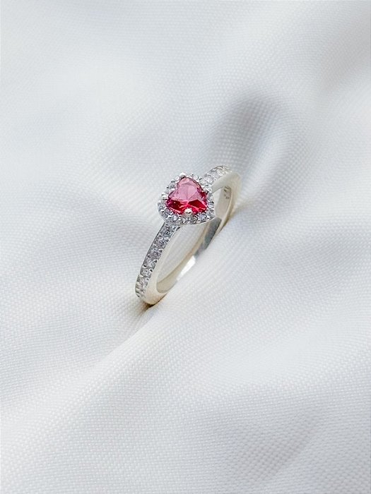 Anel solitário Gigi - Prata 950