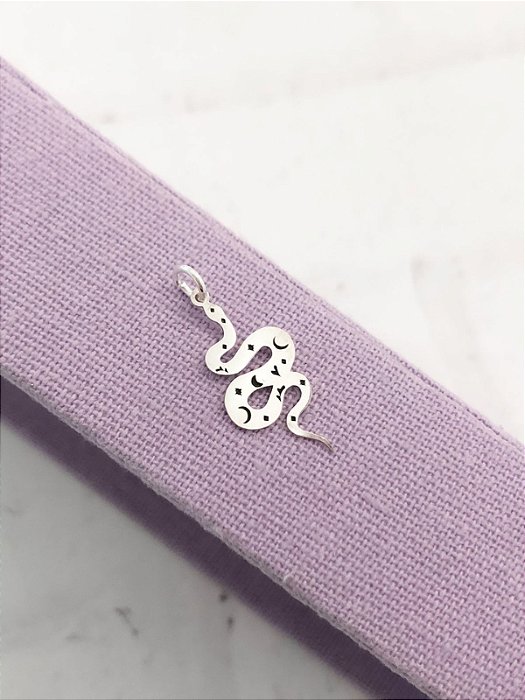 Pingente de Cobra - Prata 925