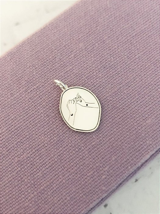 Pingente Promessa - Prata 925