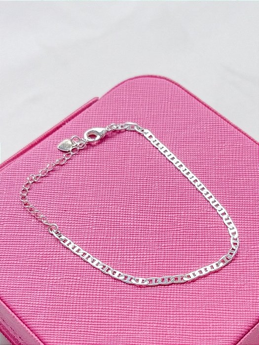 Pulseira Cartier vazado - Prata 925