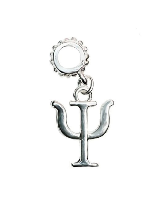 Berloque Psicologia - Folheado a prata