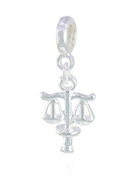 Berloque Direito - Folheado a prata