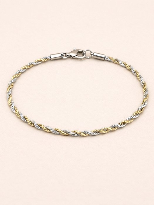 Pulseira baiana mista - Aço inox