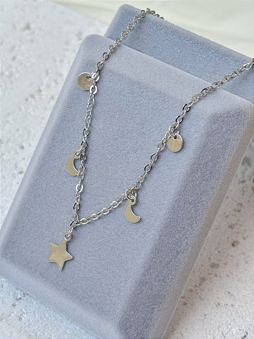 Colar Céu - Aço Inox